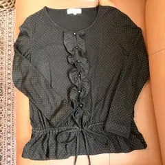 黒水玉 ブラウス　カットソー AWAW BY JUNKO SHIMADAのサムネイル