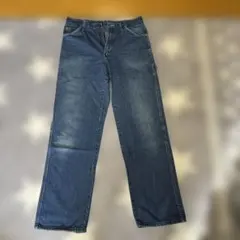 80s ディッキーズ　デニムペインターパンツ　チビタグ　usa製