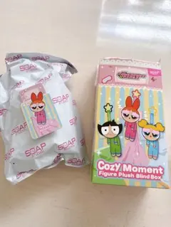 パワーパフガールズ ブロッサム CozyMoment ぬいぐるみキーホルダー