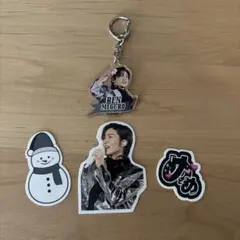 目黒蓮 アクリルキーホルダー ステッカー セット