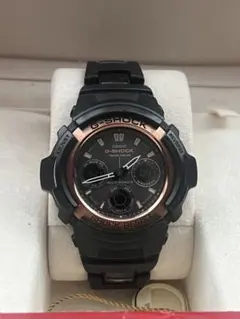 レア 美品 】 AWG‑100F 電波ソーラー/ショッキングピンクが目を惹く