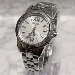 【稼働】　SEIKO ルキア　ソーラー　電波時計　レディース　腕時計