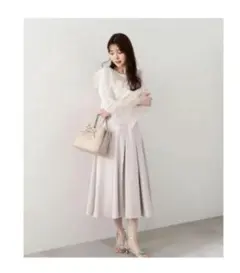 美品◆プロポーションボディドレッシング　タックスカート