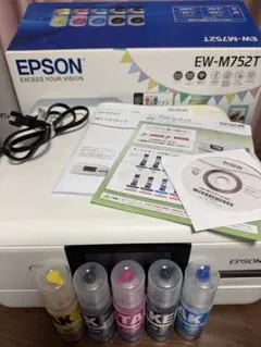 ジャンク品】EPSON EW754TW インクジェットプリンター 付属品有り