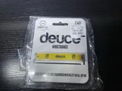 新品未開封deuceリストバンド　イエローのサムネイル