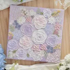 テクスチャーアート ボタニカル フラワーアート 花図鑑 フランフラン