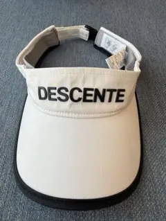 デザント　DESCENTE サンバイザー　白のサムネイル