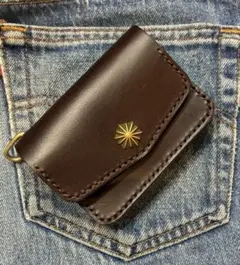 ミニトラッカーウォレット　ブラスゴールドアポロコンチョカスタム　※即納品