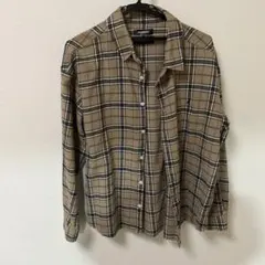 KANGOL チェック柄ボタンアップシャツ