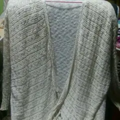 one way byebye アイボリー カーディガン