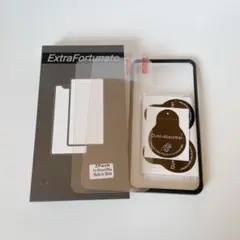 iPhone15 Plus用強化ガラスフィルム 2枚セット・ガイド枠付き