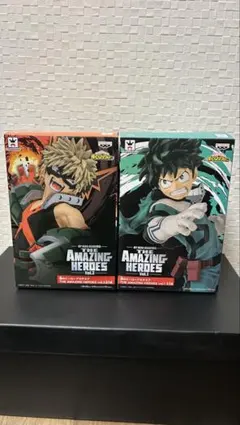 Amazing Heroes 緑谷出久 爆豪勝己 フィギュアセット