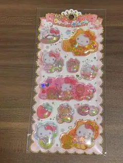 キティ キラキラウォーターシール