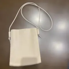 LEPSIM ベージュレザーショルダーバッグのサムネイル