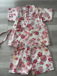 花柄甚平 80cm 女の子