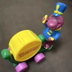 ビンテージ 90s Barney 杖 マジシャン バーニー 人形 フィギュア