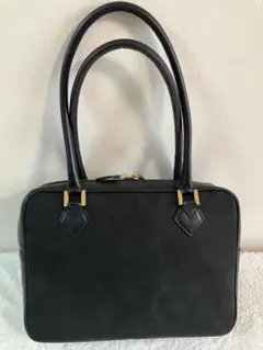 スウェード　スクエア　バック　ブラック　入学式　卒業式