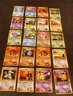 ポケモンカード 旧裏面 8枚セット わるいシリーズ、ジムリーダー