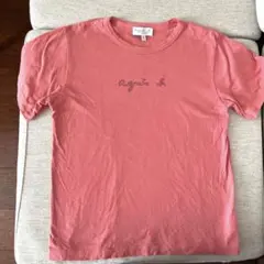 agnis b. コーラルピンク Tシャツ 12ans アニエス・ベー