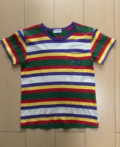 MIKI HOUSE ヴィンテージTシャツ ストライプ　レアデザイン　130