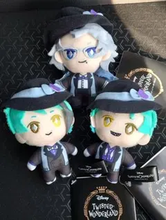 ツイステ 寮服マスコット オクタヴィネル寮 ジェイド フロイド アズール 3種