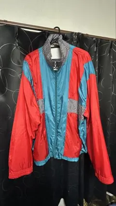 PUMA ナイロンジャケット 赤/青　古着