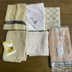 Sinary フェイスタオル 2枚セット ホワイト&クリーム - メルカリ