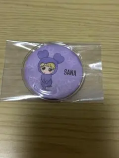 SANA ピンバッジ 紫