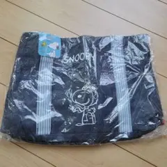 新品未使用 SNOOPY ダークブルー ストライプ　トートバッグお手提げバッグ