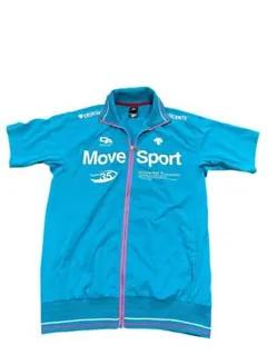 【美品】DESCENTE Move Sport ジャージ ジャケット ブルー