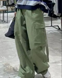美品 niko and... ストリングカーゴパンツ F