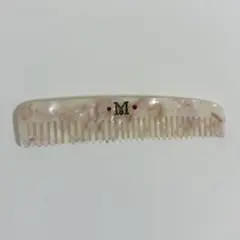 【即日発送】くし コーム イニシャル入り M ピンクのサムネイル