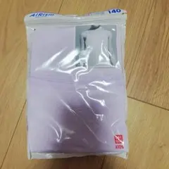 新品　ユニクロ　エアリズム　胸二重キャミソール　パープル☆140　下着　インナー
