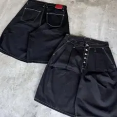 BELVET Pleated Wide-Leg Baggy Pants Mサイズ - メルカリ