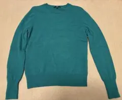 UNIQLO カシミヤ ニット セーター M ターコイズ