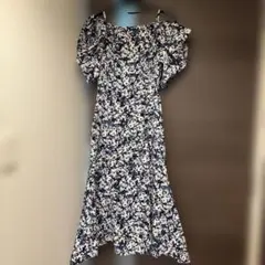 SNIDEL 2wayデザインプリントワンピース