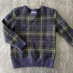 POLO RALPH LAUREN チェック柄ニット 3T