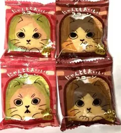 にゃんともおいしいスコーン　イチゴ　ココア　4個セットのサムネイル
