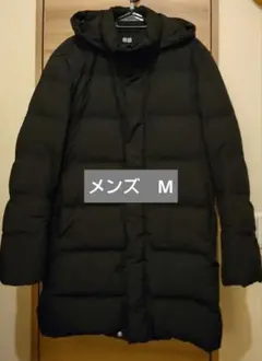 ユニクロ シームレスダウンロングコート ブラック Mサイズ