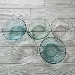 ミスタードーナツ　ピングー　ガラス製皿　5こセット