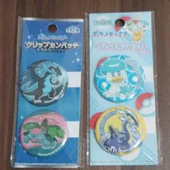 ポケモン クリップカンバッチ Vol.2 キラキラバージョン 4個セット