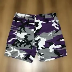 古着/US軍物ROTHCOロスコミリタリーカーゴショートパンツ(W35)紫カモのサムネイル