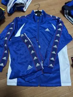 adidas ジャージ 青 150 セットアップ
