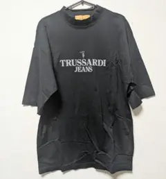 美品TRUSSARDI　トラサルディジーンズ Tシャツ M ブラックイタリア製のサムネイル