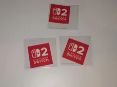 【新品未開封】Nintendo Switch 2 ロゴステッカー　3枚