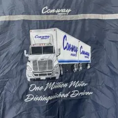 Con-way FREIGHT ナイロンジャケット 企業ロゴ 刺繍 コンウェイ