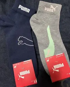 『PUMA 』　 カラーブロックソックス 23-25 cm 2足セットのサムネイル