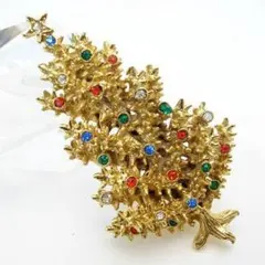 クリスマス ブローチ シルバー