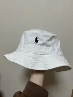 Polo Ralph Lauren バケットハット ホワイト