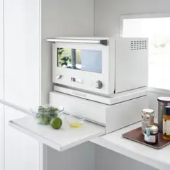【新品未使用】山崎実業 ツーウェイキッチン家電下引き出しスライドテーブル タワーのサムネイル
